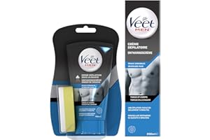 VEET Crème Dépilatoire Homme - Peaux Sensibles - Sous La Douche 150ml + Tube 200ml