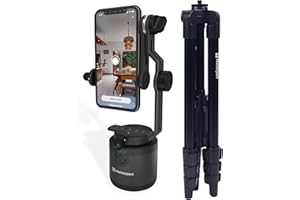 Stabilisateur de cardan Axis Matterport - Support en Rotation motorisé pour la tournée virtuelle 3D Professionnelle 360 ​​Scommes Photo avec Un trépied Portable et Pliable