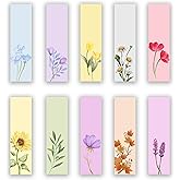 10 Adet &Ccedil;i&ccedil;ekler Kitap Ayracı (40x145 mm)
