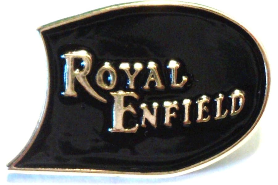 Royal Enfield Classic 1960's Biker Rocker Metal Motorcycle Enamel Badge