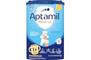 ‎APTAMIL Aptamil Kindermilch 1 Plus – Für Kleinkinder im Wachstum – Mit wichtigen Nährstoffen - Ohne Palmöl – 1 x 800 g – 42 Portionen à 130 ml