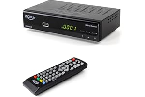 XORO HRS 2610 - Récepteur satellite numérique avec connexion HDMI et SCART, LAN, compatible Unicable, lecteur multimédia USB 2.0, liste de chaînes ASTRA 19.2 préprogrammée