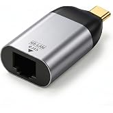 Furalis Type-C to Ethernet &Ccedil;evirici Mini Adapt&ouml;r - 1000 Mbps'e Kadar Hız - USB-C'den RJ45 Gigabit LAN D&ouml;n&uuml;şt&uuml;r&uuml;c&uuml; - Al&uuml;minyum