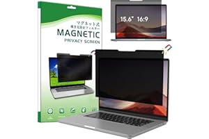 SumNeol Magnetic Laptop Privacy Screen Protector 15.6 Inch 16:9 Aspect Ratio,Anti Spy Blue Light Glare, Removable Laptop Privacy Shield for HP/Dell/Acer/Lenovo/ThinkPad/Asus