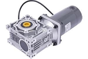 PANFUDONGK 120W 50K Gear Motor Worm Gearbox DC Electric Torque Motor, RV Motor, Adjustable Speed, Stable Operation, Self-locking Function, Ideal for Packaging, Vending, Textile Machinery