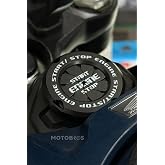 Protective Accessory Decorative Swivel Cover compatible with Motobros Motorcycle Black Contact