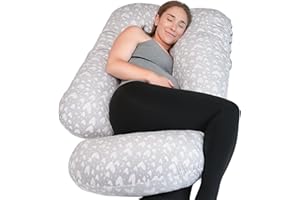 PinkFroggie Pregnancy Pillows,Soft U-Shape Soft Maternity Pillow with Removable Upgraded Velvet Cover-Full Body Support Pillows for Adults Sleeping-Pregnancy Must Haves