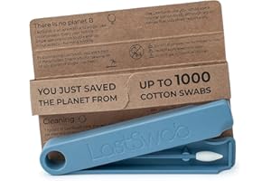LastSwab® Coton Tige Réutilisable Démaquillant de LastObject - Coton Démaquillant Écologique - Conçu au Danemark - Coton Tige Beauté - Produit Originel de Kickstarter