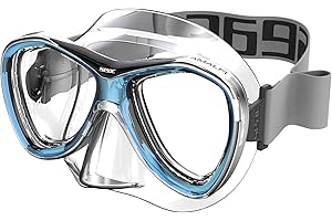 SEAC Amalfi, Maschera da Snorkeling con Doppia Lente in Silicone