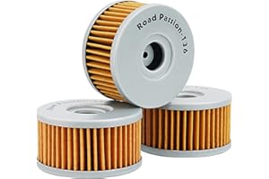 Road Passion Filtre à l'huile pour DR350S 1990-1996 DR350SE 350 1997-2000 (3 pièces)