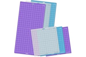 REART Tsuning Cutting Mat Variety 6 Packs Adhesive Replacement - Strong, Standard, Light Grip Suit for Cricut, Silhouette, 12In X 12In X 3 Packs, 12In X 24In X 3 Packs.