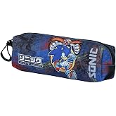 Sonic The Hedgehog - SEGA Sega-Sonic Checkpoint Pencil Case Square FAN 2.0, Blue, 21 x 8 cm