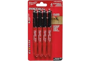 Milwaukee - Marqueurs noirs Inkzall - 4 pièces