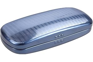 Hifot Brillenetui Hardcase, Aluminium Brillen Etui Hart, Metall Sonnenbrillen Etui, Brillenetui Hartschale für Damen Herren Kinder