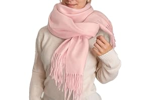 ehsbuy Birthday Gifts for Women Cashmere Winter Scarf for Ladies Large Soft Warm Scarves Pashmina Shawls and Wraps for Christmas Wedding Evening