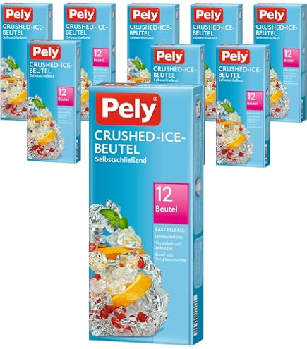 4,5 Kg Klare Eisbeutel – 500 Stück Im Pack – Extra Stark (1,45 Mm) & Wiederverwendbar