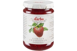 Darbo Naturrein Erdbeeren Konfitüre Extra, 450 g Glas