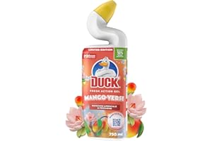 Duck Deep Action Gel Toilet Cleaner Liquid, Removes Limescale, Long Lasting Fragrance, Mango Verse, 750ml