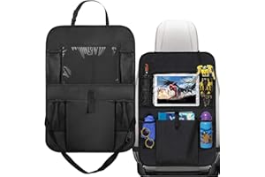 nedit Boot Organiser - Car Boot Organiser - Car Organiser - Back Seat Organiser For Kids - Car Storage Accessories Uk - 6 Multifonction