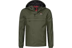 Höhenhorn Lepon męska kurtka przeciwwiatrowa, kurtka przeciwdeszczowa, anorak, kurtka treningowa z kieszenią na piersi, rozm. S do 3XL