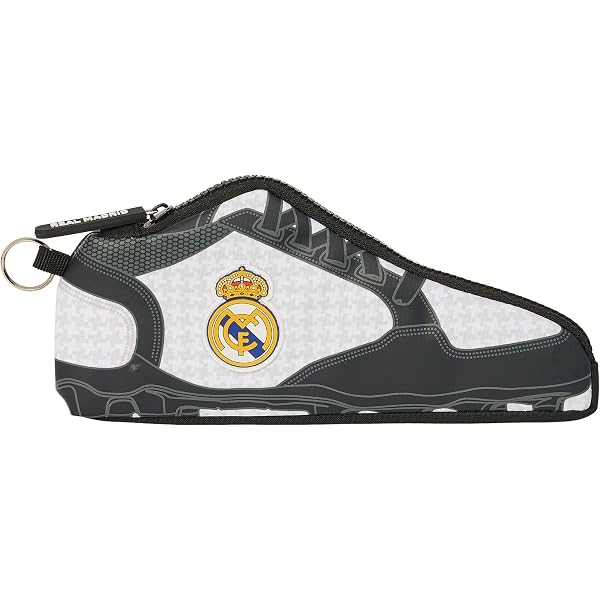 Trousse Scolaire Real Madrid 25/26 - En Silicone Souple, Dimensions 18.5x5.5x7.5 Cm, Pour Enfants Et Fans De Football