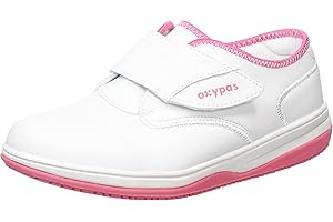 Oxypas Medilogic Emily Slip-resistant, Antistatic Nursing Shoes, White (Fux), 8 UK (42 EU)