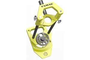FAMAG Bohrständer starr für Schlangenbohrer 320mm|Handgriff,2 stufenlos einstellbare Tiefenanschläge,2 Edelstahl Spiralfedern zum Rückhub der Maschine, verstellbarem Bohrbuchsenteller