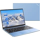 WOZIFAN PC Portatile Win 11 Computer 14 Pollici Notebook 6GB+256GB Supporta l' espansione 1TB SSD Intel 2.4G+5G 1080P con mou