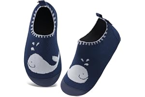 Kyopp Chaussons Enfant Garçon Respirant Pantoufles Filles Doux Antidérapant Chaussette Chaussures Unisexe