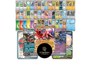 50 Pokemon Karten + seltene GX EX oder V Karte Starter Pack mit Trainern & Energie - deutsche Sammelkarten Kartenpack im BB-Toy-Trades Versandschutz