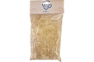 CAPSI Empty Gelatin Capsules Size 000 x 200, Clear/Clear