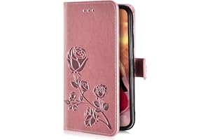Uposao Samsung Galaxy S7 Coque,Samsung Galaxy S7 Housse en Cuir Pochette Portefeuille PU Coque à Rabat Magnétique Clapet Flip Case Fonction Stand,Carte Slot Coque Etui pour Samsung Galaxy S7,Rose Gold