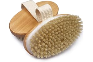 Firschoie 2 Pièces Brosse Corporelle Élimine Peaux Mortes Améliore Circulation Sanguine Régule Fonction Lymphatique Anti-Cellulite
