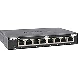 NETGEAR Switch Ethernet 8 porte Unmanaged GS308 - Hub di rete domestica, Switch Gigabit per ufficio, plug-and-play, funzionam
