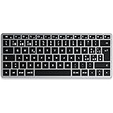 Satechi Slim X1 Tastiera Wireless Bluetooth Retroilluminata - Sync Multi - Dispositivo - per M2/M1 Macbook Pro/Air, M2/M1 iPa