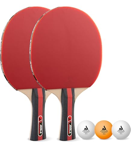 JOOLA Tafeltennisset - 4 Batjes, Pingpongballen en Draagtas