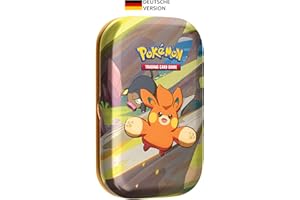 Pokémon-Sammelkartenspiel: Mini-Tin-Boxen Paldea-Freunde – Pamo (2 Boosterpacks, 1 Bildkarte & 1 Stickerbogen) Deutsche Version