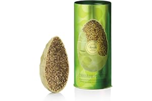 Venchi - Uovo di Cioccolato Chocoviar Pistacchio, Gusto Cioccolato al Pistacchio, con Granella di Pistacchi, Toffee e Fave di Cacao, con Sorpresa, Senza Glutine, 330 gr, Collezione Pasqua