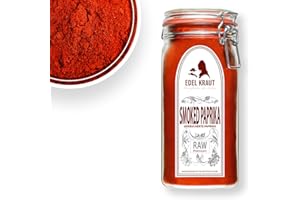 ‎EDEL KRAUT MANUFAKTUR DES LEBENS Geräuchertes Paprikapulver 700g im Premium Drahtbügelglas | EDEL KRAUT - Spitzen Paprika geräuchert - 100% naturreines Paprikapulver geräuchert | SMOKED PAPRIKA BBQ
