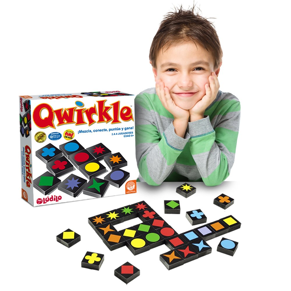 Ludilo - Qwirkle | Juegos De Mesa Niños 6 Años O Más | Juegos Educativos 6 Años O Más | Juego De Mesa De 2 A 4 Jugadores | Regalos para Niños Y Adultos - Imagen 3