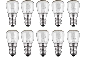 PerfectHD 10x Backofenlampe | 15W | E14 | 230V | 2200 K | warm-weiß | Birne Lampe Glühbirne Glühlampe Leuchtmittel für Backofen Backofenglühbirne | warmweiß | 10 Stück