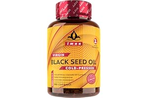 IMAN PRODUCTS High Strength Black Seed Oil (180 Capsules) - 6X% TQ, Omega 3 6 & 9, Cold-Pressed - 6 Months Supply - Non-GMO, Natural, 100% Virgin - Est.1995