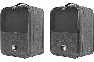DAWNTREES Schuhtaschen für Reisen,2 Stück,große Größe Schuhtasche Reise,Reisen, Reisen, täglicher Gebrauch, Schuhaufbewahrung (grau(2))