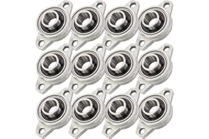 [ JBS basics ] Lagerbock Flanschlager Gehäuselager Welle CNC Drucker KP oder KFL Steh Halterung Metall Industrie Bocklager Achse Welle Maschine (► KFL001, 12)