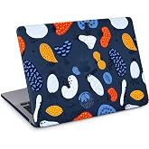 McStorey MacBook Air 13.6 İn&ccedil; Meyve Desenli Kılıf A2681 A3113 A3240 A3449 M2 M3 M4 M5 Uyumlu Parlak Sert Kapak Hard Case Siya