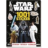 Star Wars: 1001 Sticker - Stickern - R&auml;tseln - Ausmalen: Block mit 24 Stickerseiten