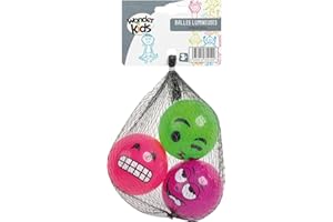 COFALU 3 Balles Lumineuses 55mm - Modèle Selon Disponibilité