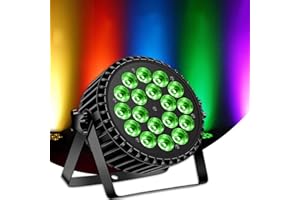DELIBANG 200W LED Par RGBW Stage Light DMX512/Auto/Voice/Master-Slave Control Par Light Disco Effect Light, Infinite Color Mixing/Rainbow Effect for Party Bar Show Halloween Wedding