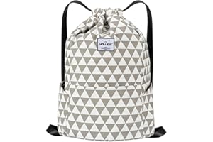 HAWEE Impermeabile Sportivo Zaino con Coulisse Grande Coulisse Borsa da Palestra con Tasca Interna Unisex per Donna Uomo Vita Quotidiana Sport All'aperto Tempo Libero Yoga Scuola Spiaggia Nuoto