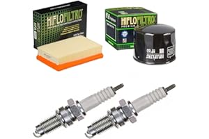 PAMOTO Air Filter Oil Filter Spark Plugs for R 1200 GS LC ABS Year of Manufacture 2013-2017 Service Kit Maintenance Kit